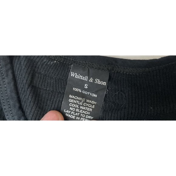 Vintage Whittall & Shon Black Tank Top Patches City Billings Women’s S - Picture 4 of 6